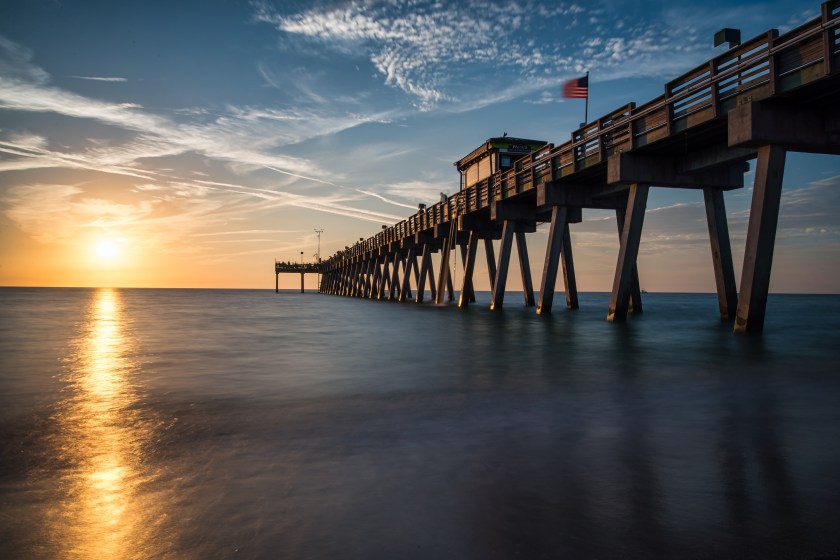 Venice Fishing Pier Sunset